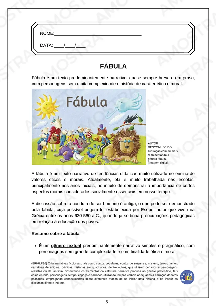 Atividades para Gêneros Textuais 6º ao 9º Ano - Imagem 5