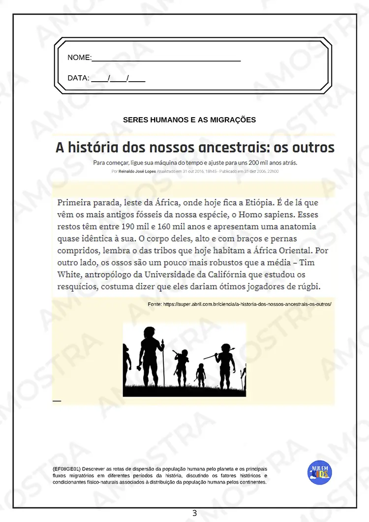 Kit de Atividades para Geografia 6º ao 9º Ano - Imagem 7
