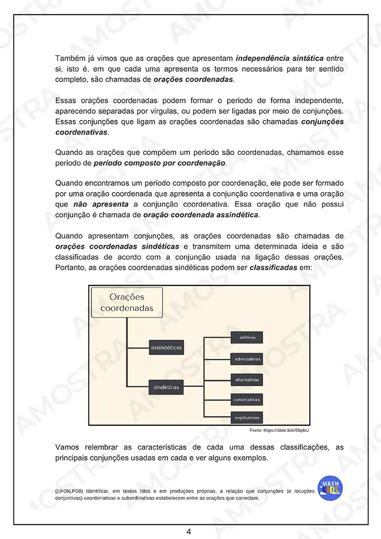 Atividades de Gramática 6º ao 9º Ano - Imagem 7