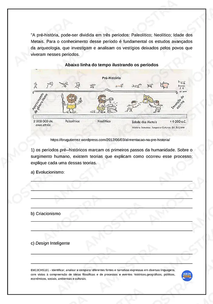 Atividades de História Ensino Médio - Imagem 4