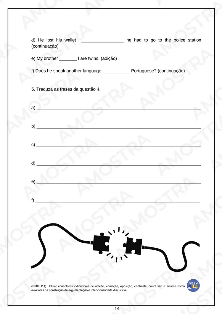Kit de Atividades para Inglês 6º ao 9º Ano - Imagem 7