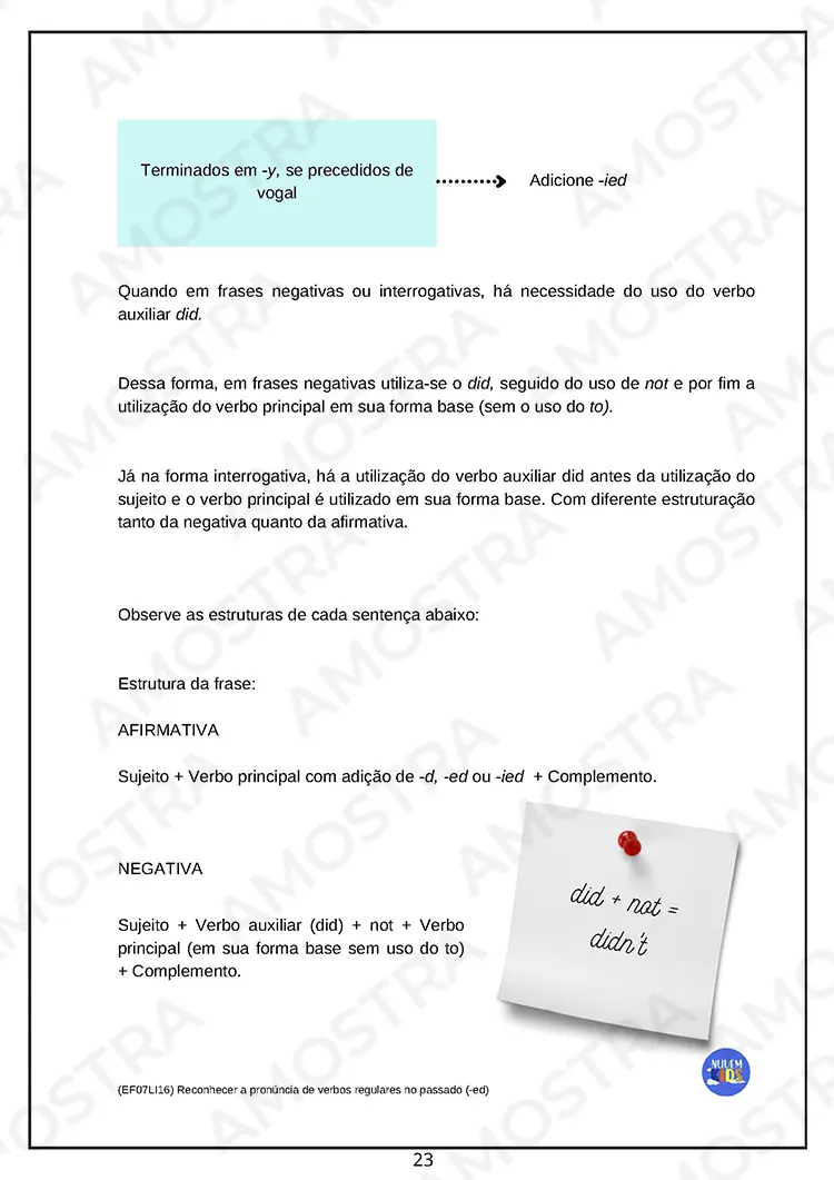 Kit de Atividades para Inglês 6º ao 9º Ano - Imagem 4