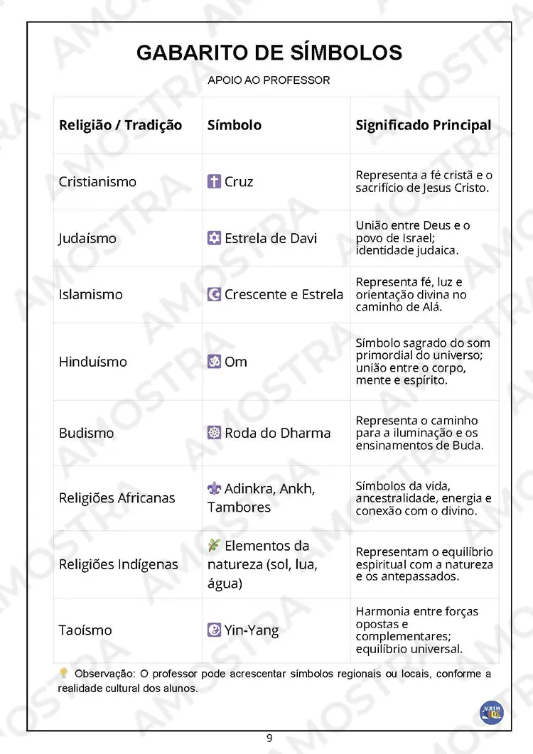 Atividades Interativas Ensino Religioso 6º ao 9º Ano - Imagem 5