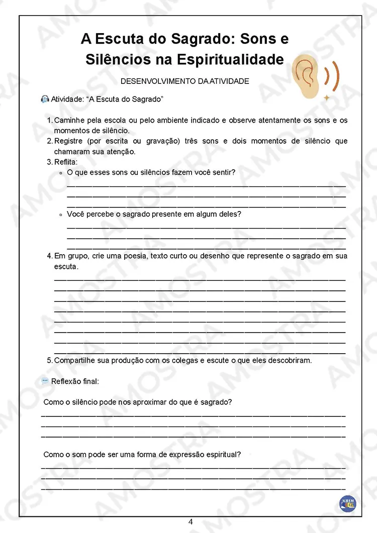 Atividades Interativas Ensino Religioso 6º ao 9º Ano - Imagem 6