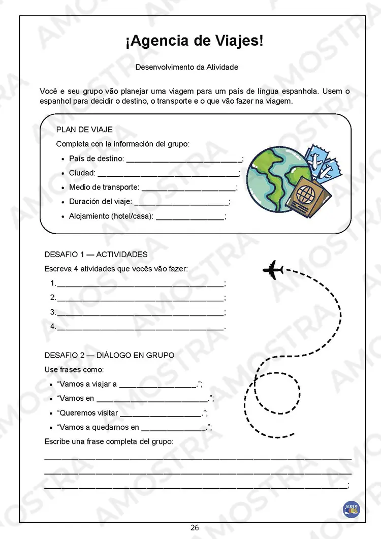 Atividades Interativas Espanhol 6º ao 9º Ano - Imagem 4