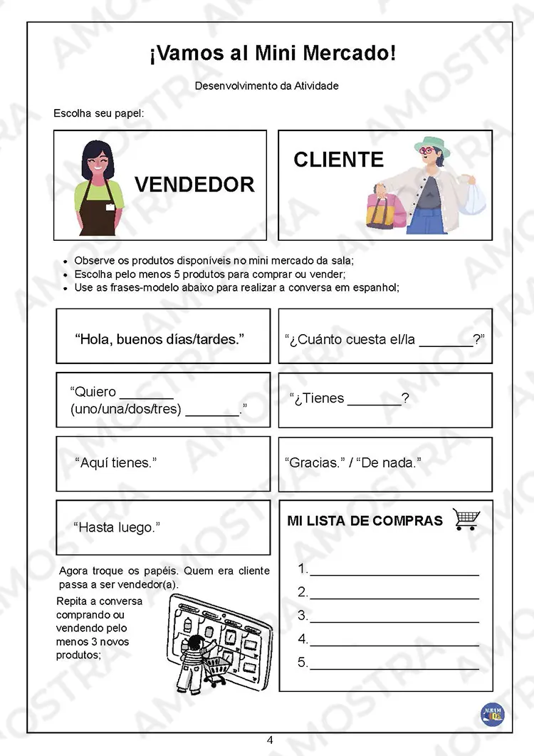 Atividades Interativas Espanhol 6º ao 9º Ano - Imagem 2