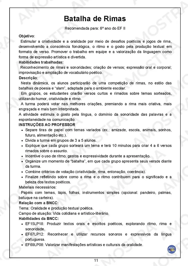 Atividades Interativas Português 6º ao 9º Ano - Imagem 6