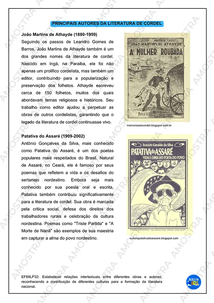 Literatura de Cordel 6º ao 9º Ano - Imagem 2