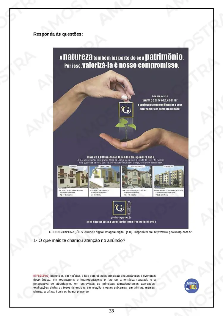 Kit de Atividades para Português 6º ao 9º Ano - Imagem 3
