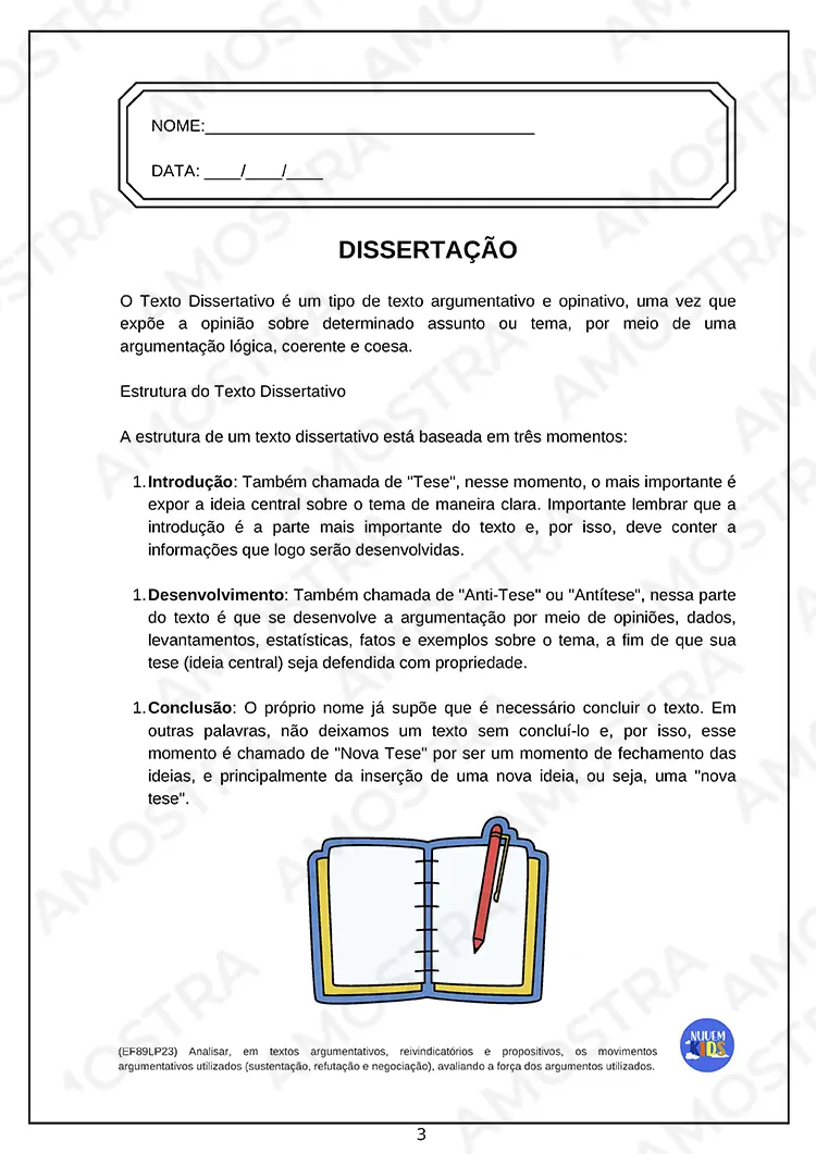Atividades para Produção Textual 6º ao 9º Ano - Imagem 5