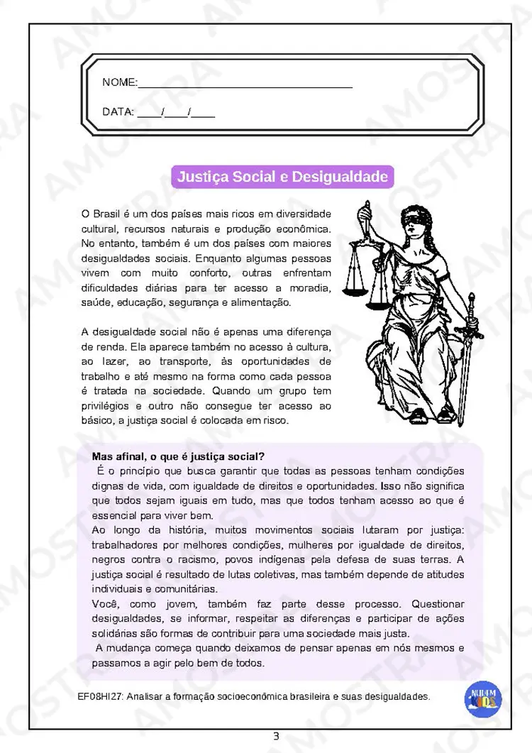 Atividades de Projeto Sociocultural para Fundamental 2 - Imagem 6