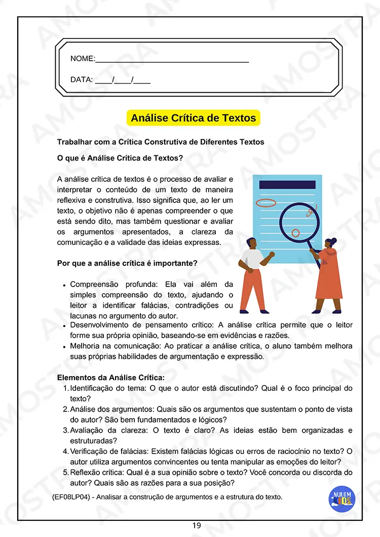 Atividades de Redação 6º ao 9º ano - Imagem 2