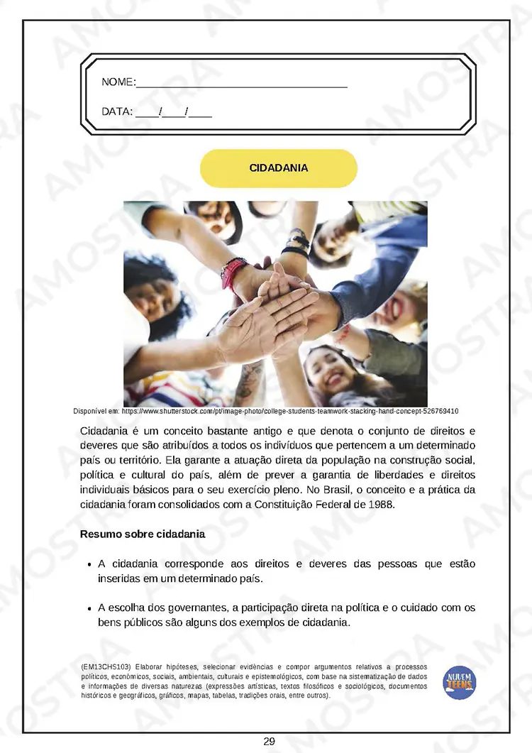 Atividades de Sociologia Ensino Médio - Imagem 2