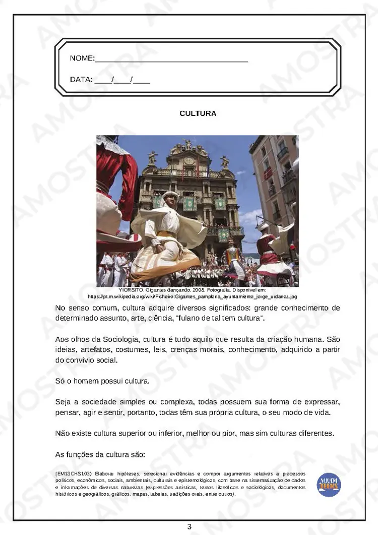 Atividades de Sociologia Ensino Médio - Imagem 7