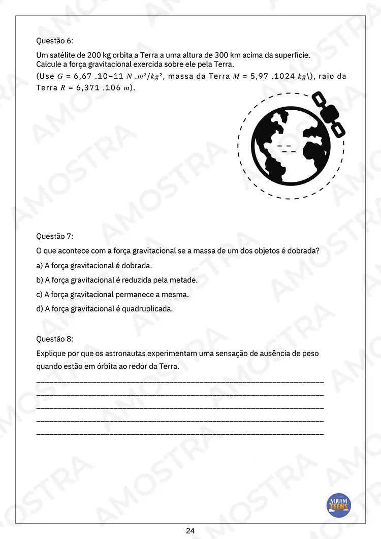 Avaliações de Física Ensino Médio - Imagem 7