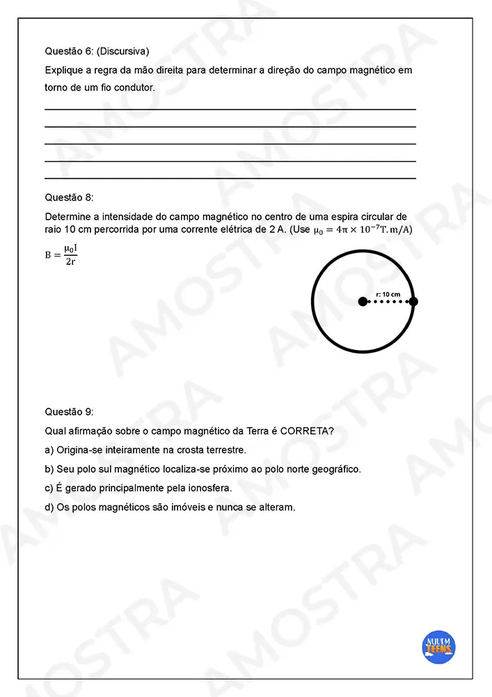 Avaliações de Física Ensino Médio - Imagem 2