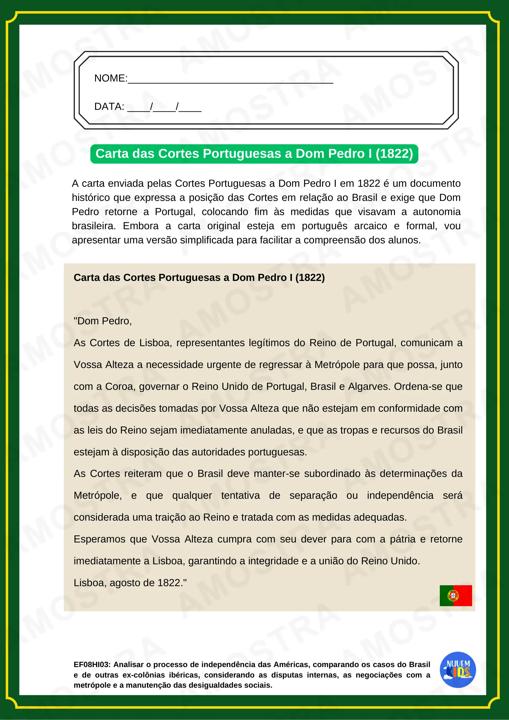 Brinde Atividades 7 de Setembro - Imagem 3