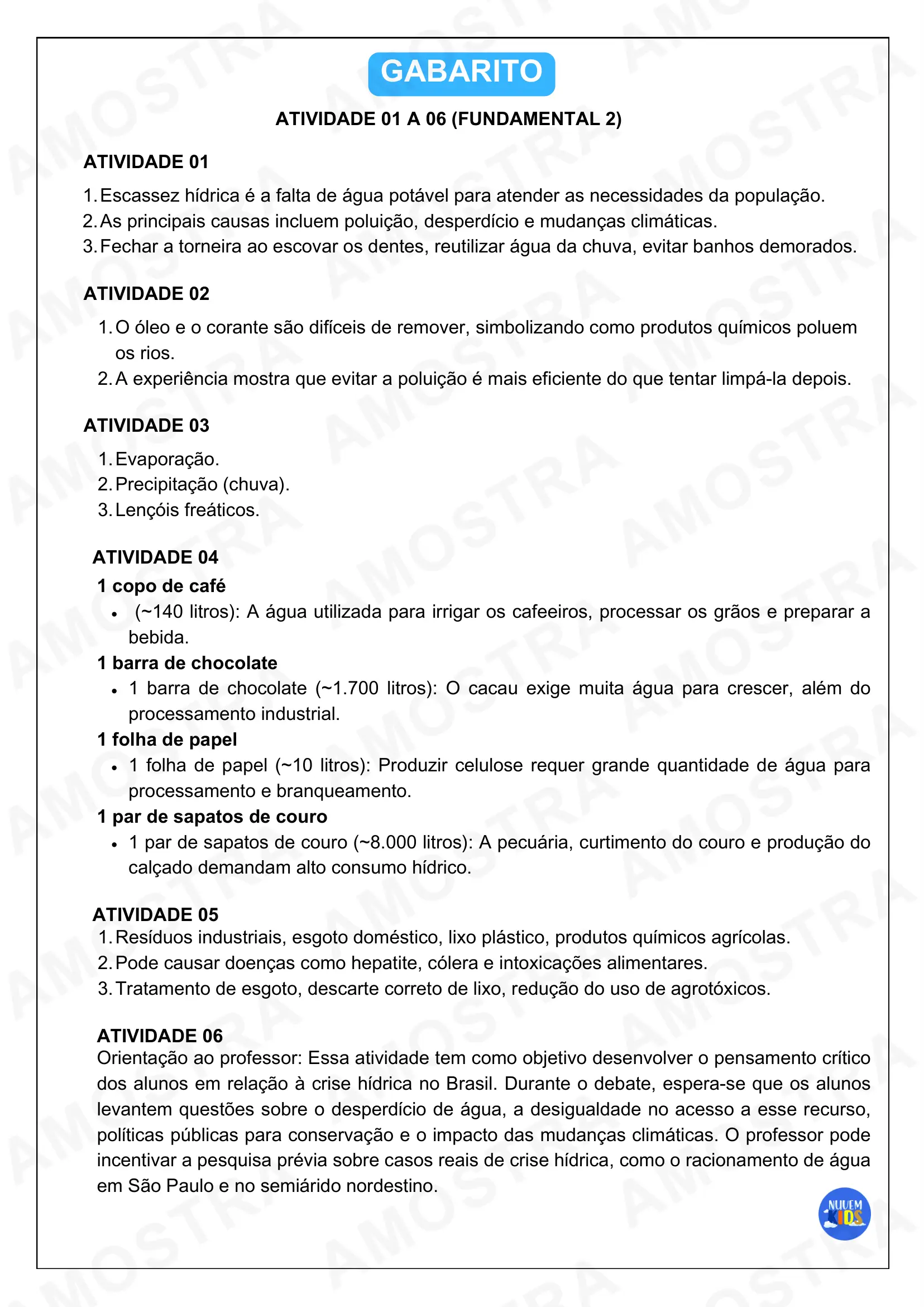 Brinde Atividades do Dia da Água – 22 de Março - Imagem 4