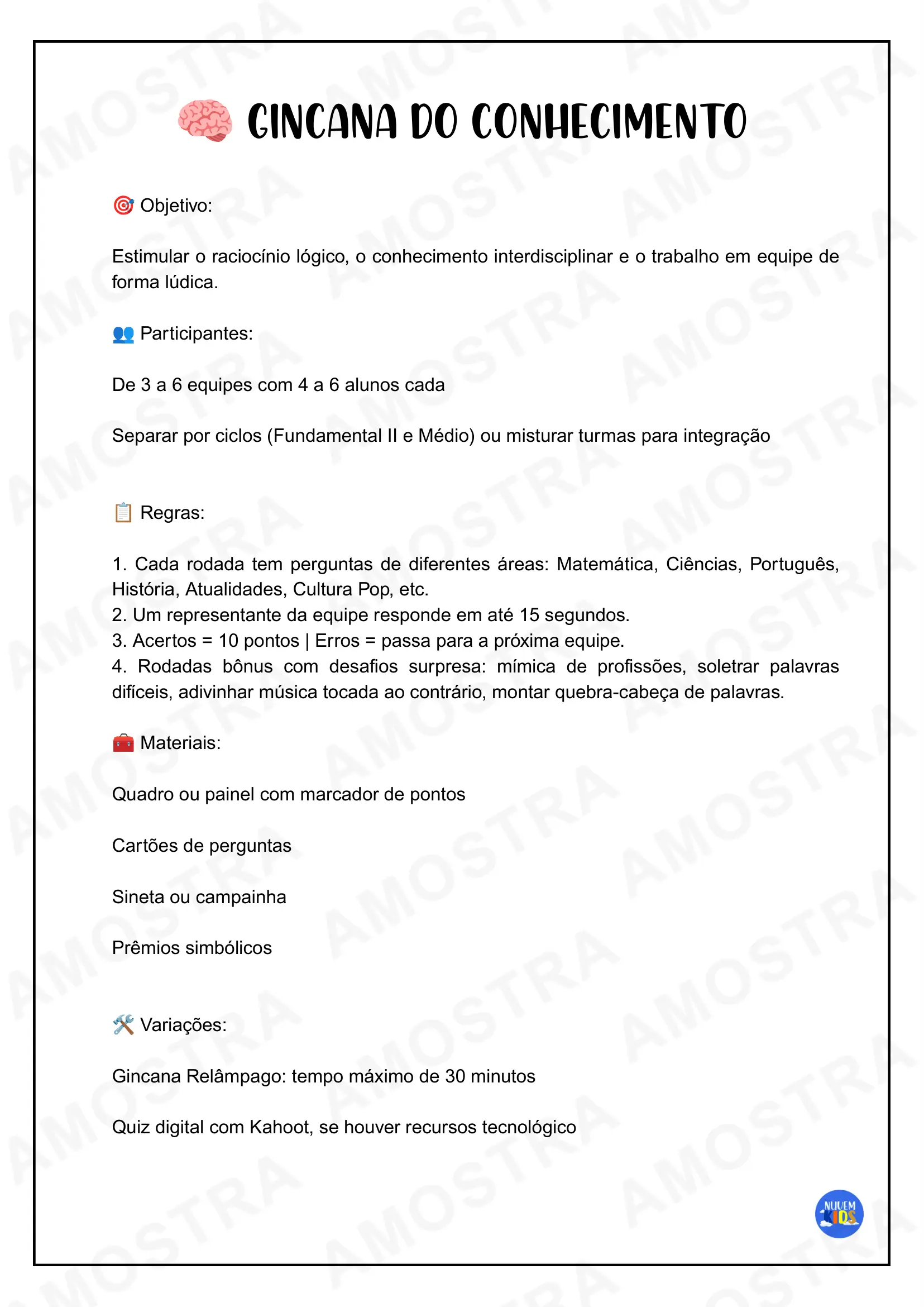 Brinde Atividades Dia do estudante - Imagem 4