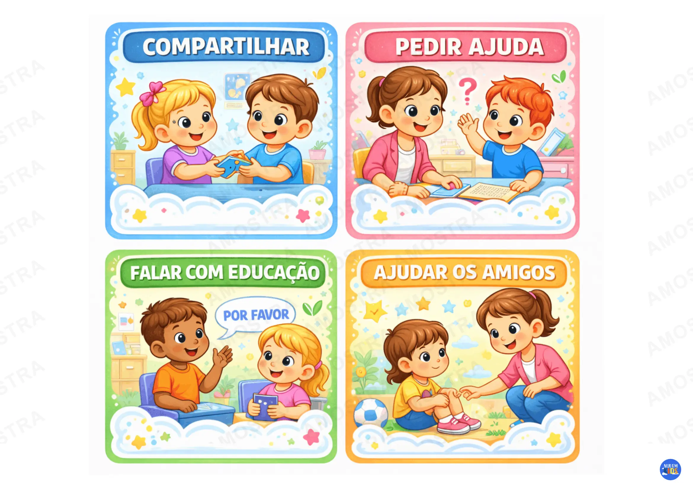 Cards Rotina Escolar Educação Infantil - Imagem 6