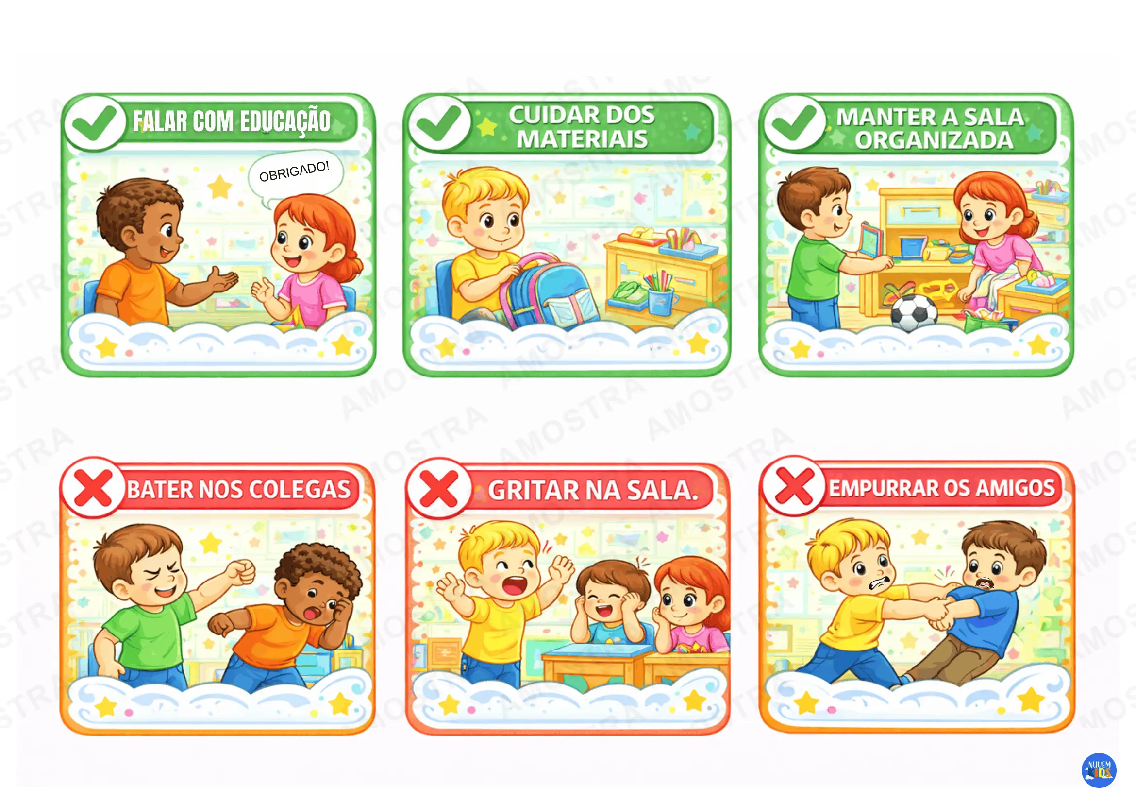 Cards Rotina Escolar Educação Infantil - Imagem 9