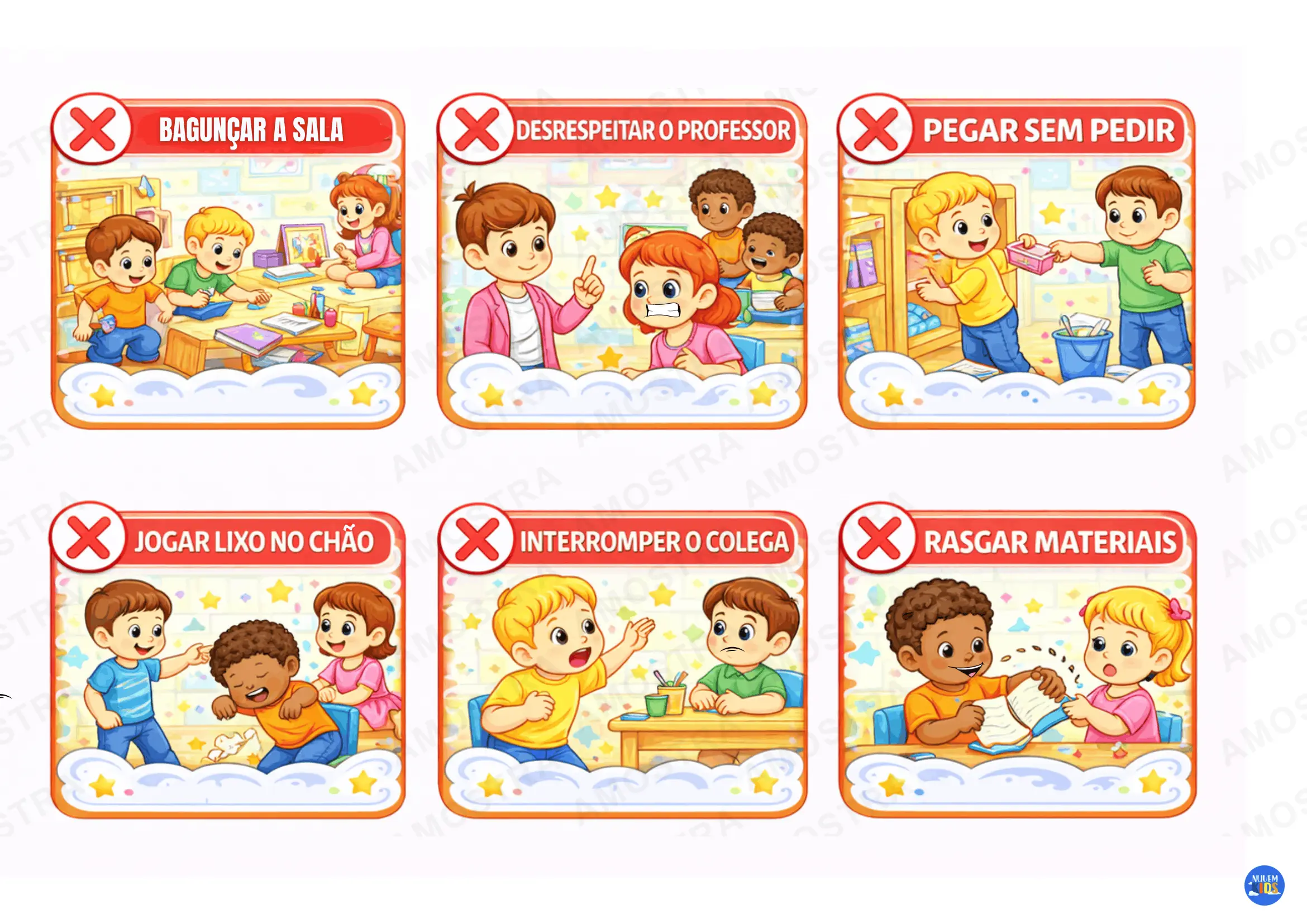 Cards Rotina Escolar Educação Infantil - Imagem 10