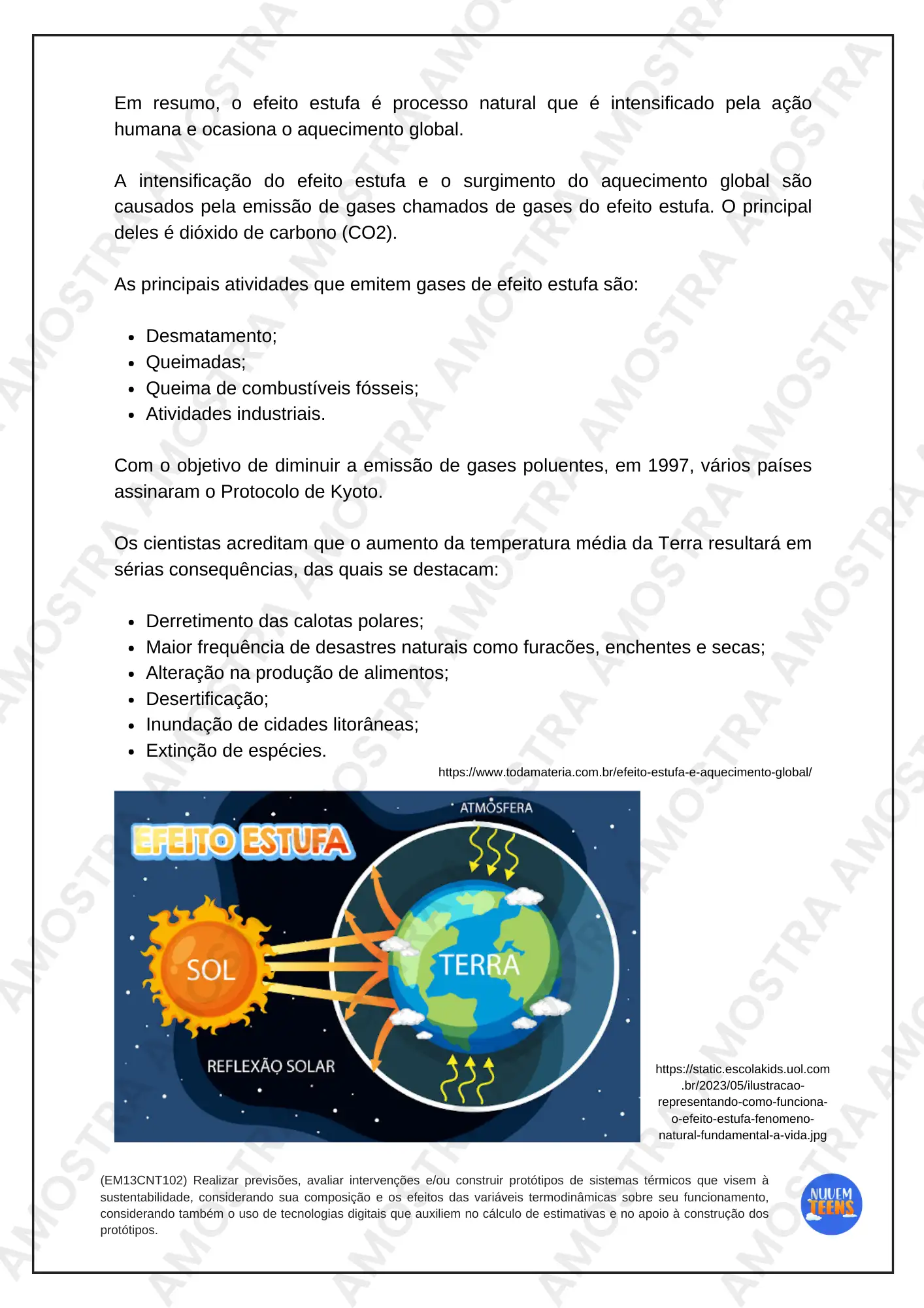 Atividades de Química Ensino Médio - Imagem 7