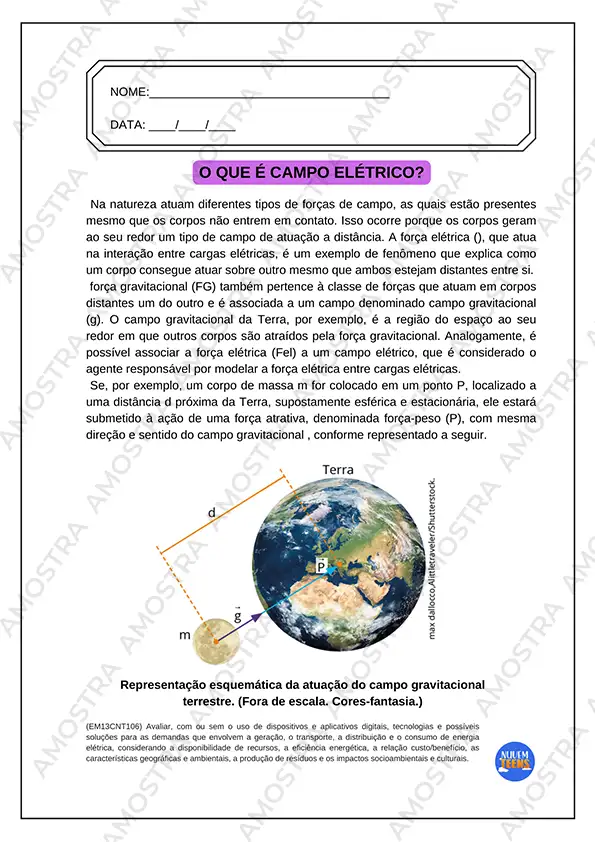 Atividades de Física Ensino Médio - Imagem 4