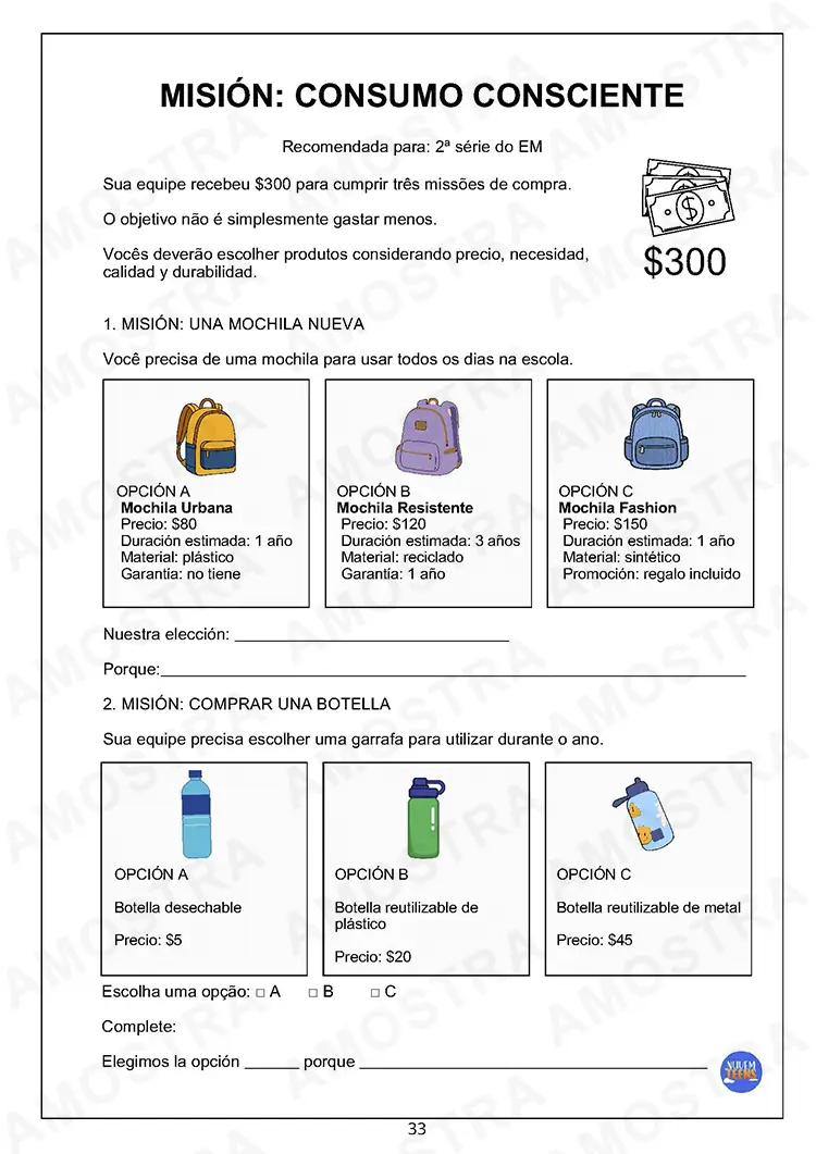 Atividades de Dinâmicas de Espanhol para Ensino Médio - Imagem 2