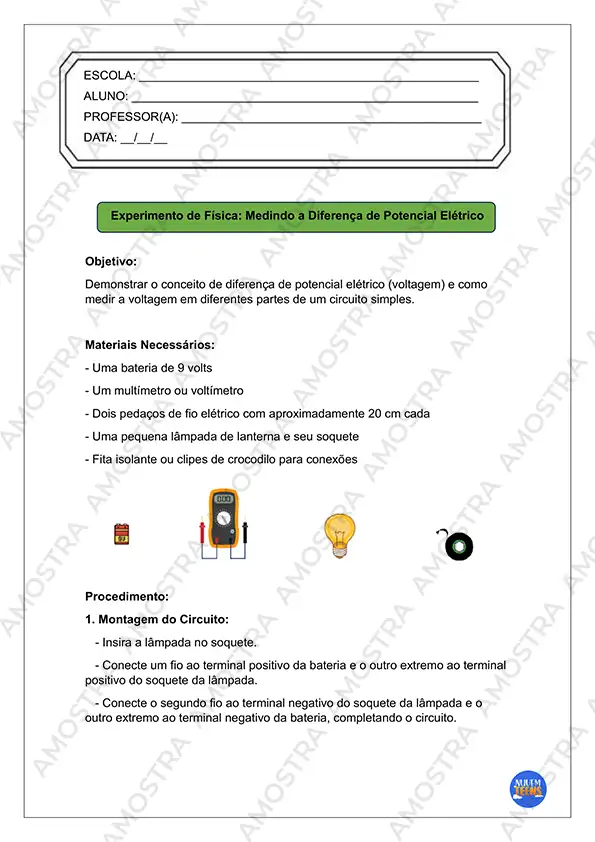 Experimentos de Física Ensino Médio - Imagem 7