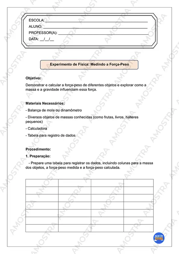 Experimentos de Física Ensino Médio - Imagem 6
