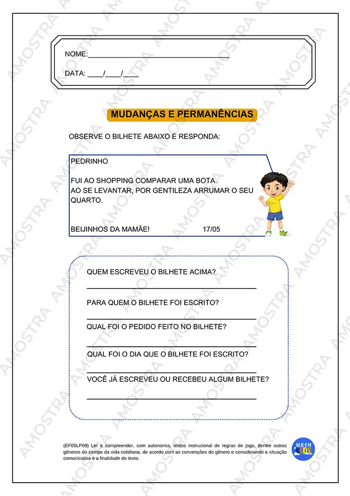 Atividades de Gêneros Textuais para o 4º e 5º ano - Imagem 3