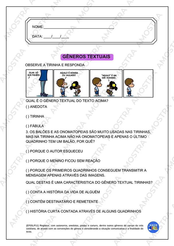 Atividades de Gêneros Textuais para o 4º e 5º ano - Imagem 5