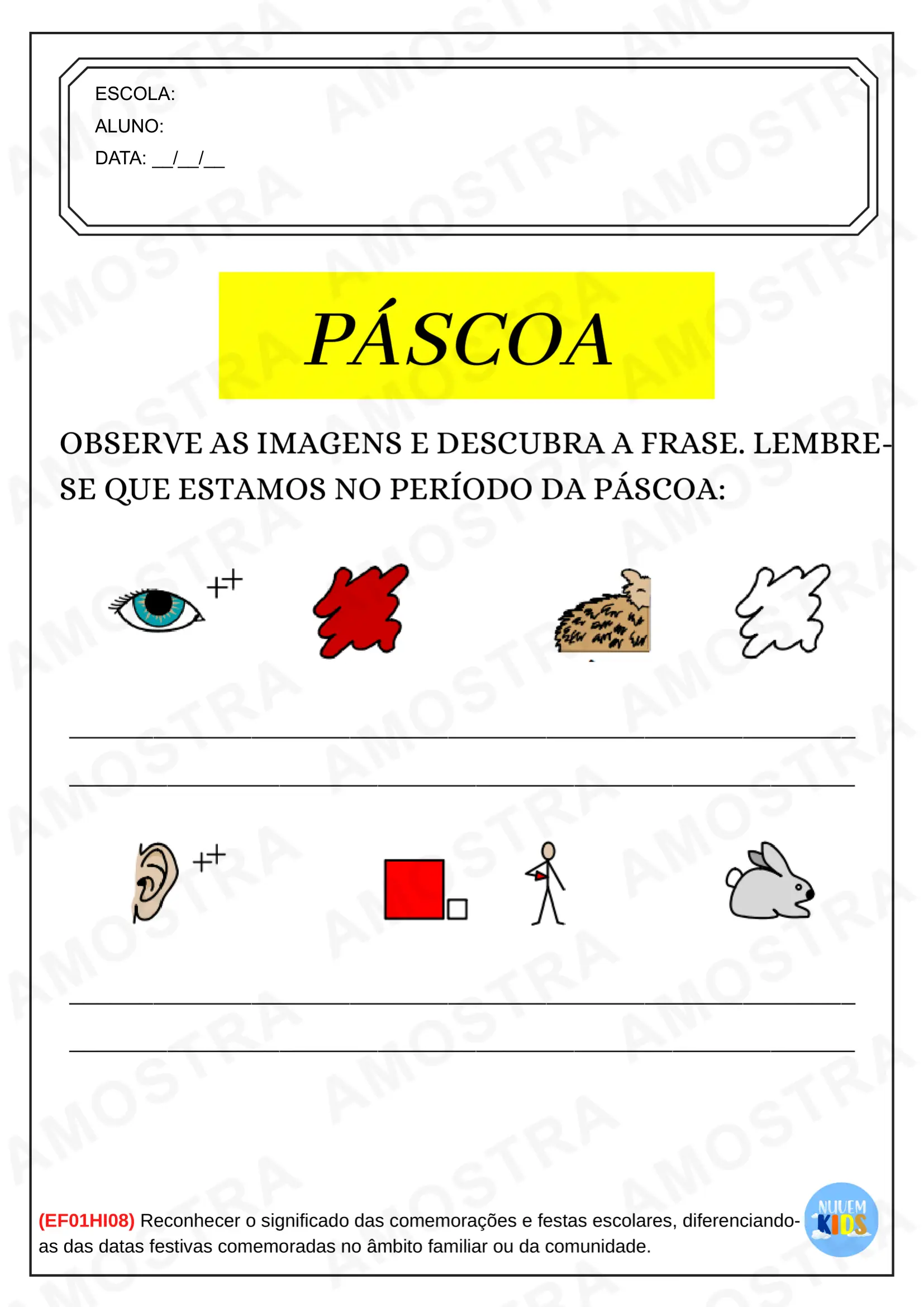 Atividades de Páscoa Séries Iniciais - Imagem 10