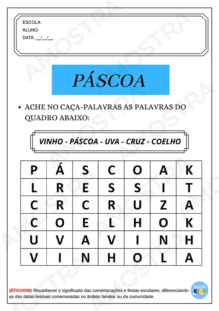 Atividades de Páscoa Séries Iniciais - Imagem 2