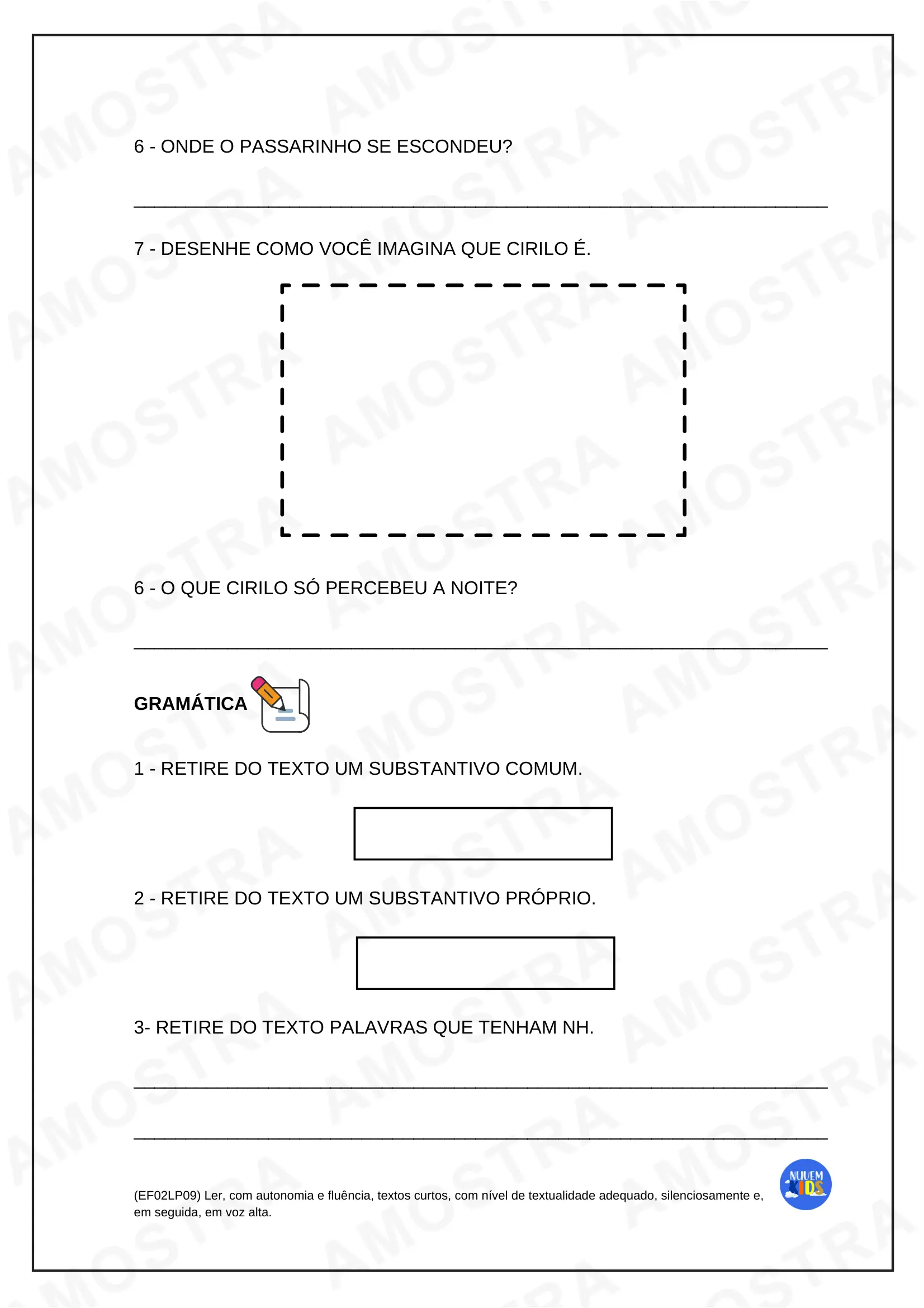Atividades de Interpretação Textual para Fundamental 1 - Imagem 12