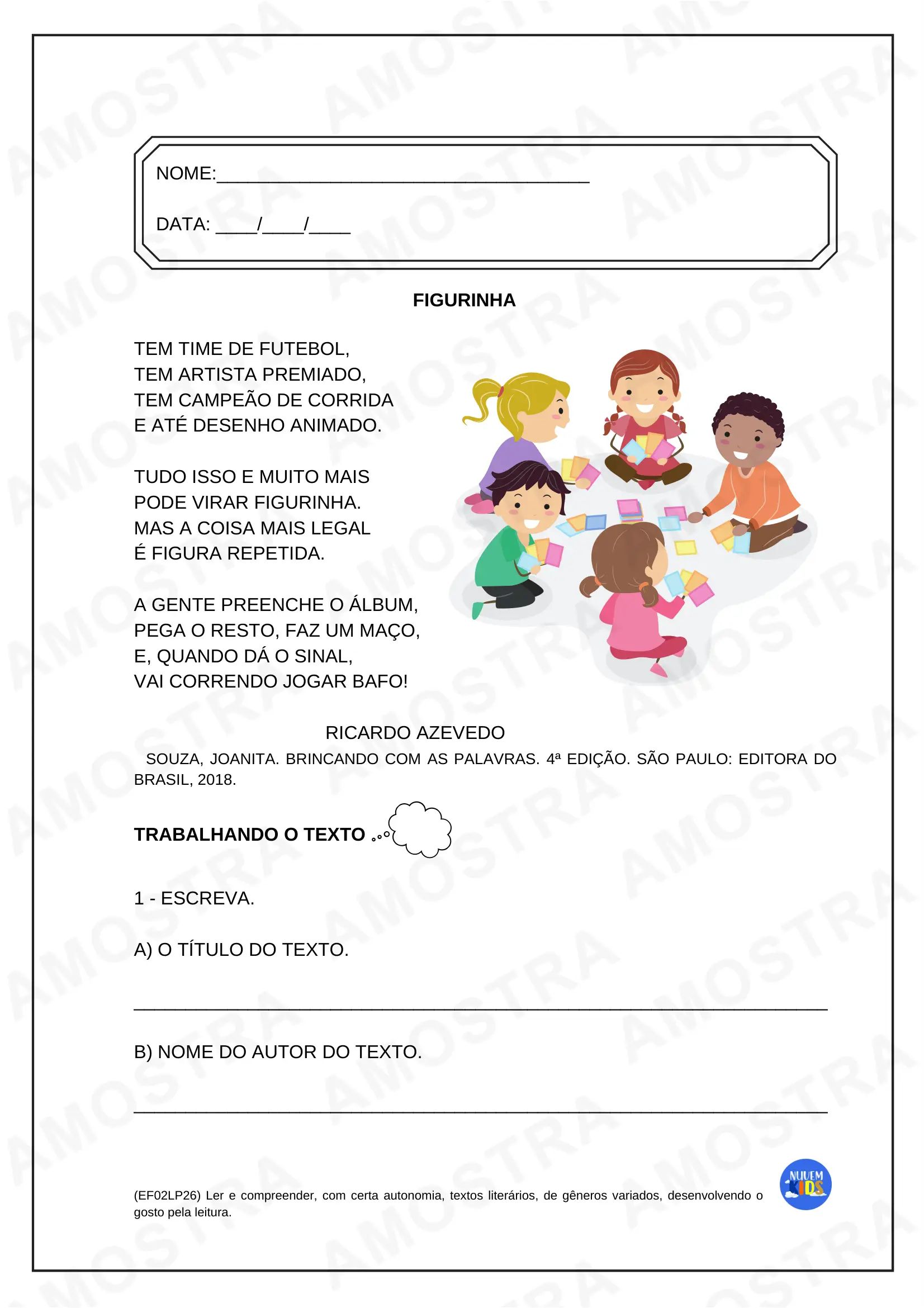 Atividades de Interpretação Textual para Fundamental 1 - Imagem 13
