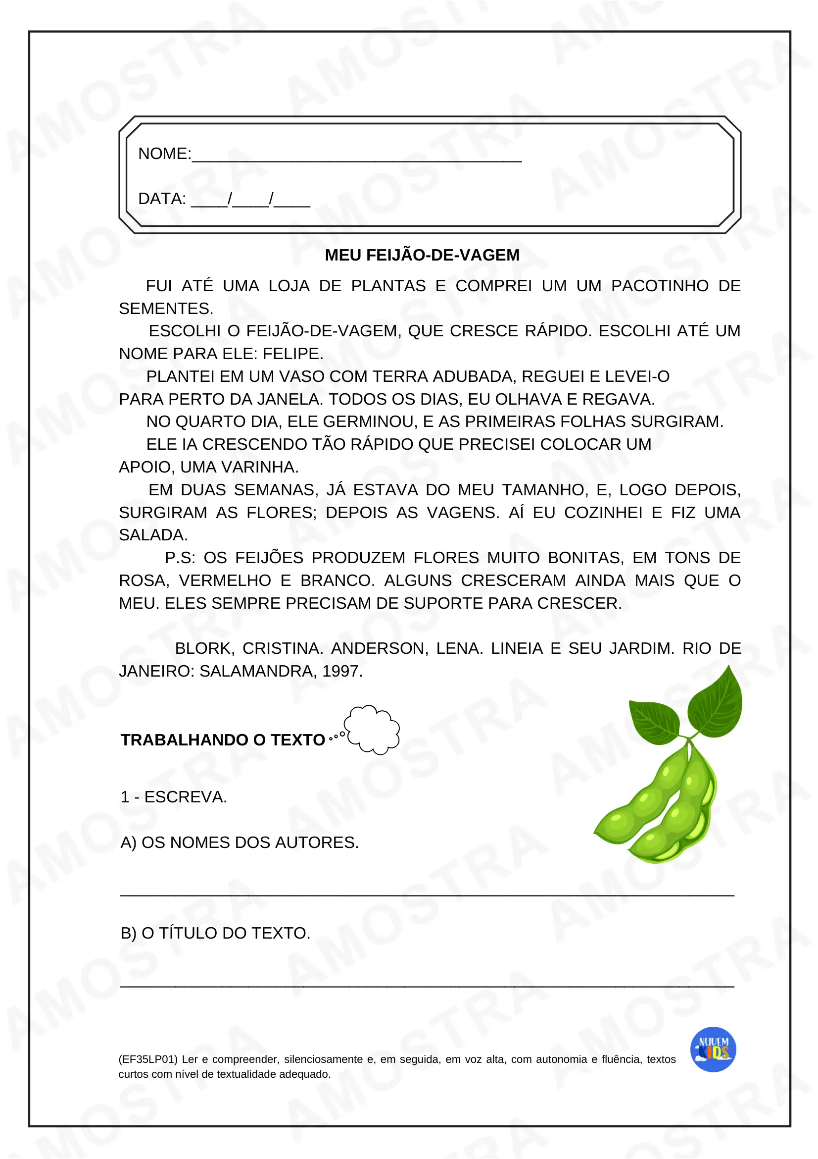 Atividades de Interpretação Textual para Fundamental 1 - Imagem 14