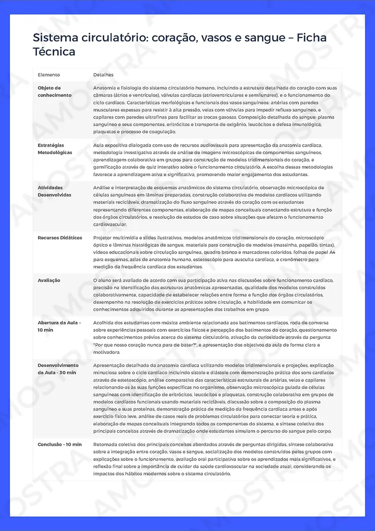 Planejamentos de Aula Biologia 1ª a 3ª Série - Imagem 7