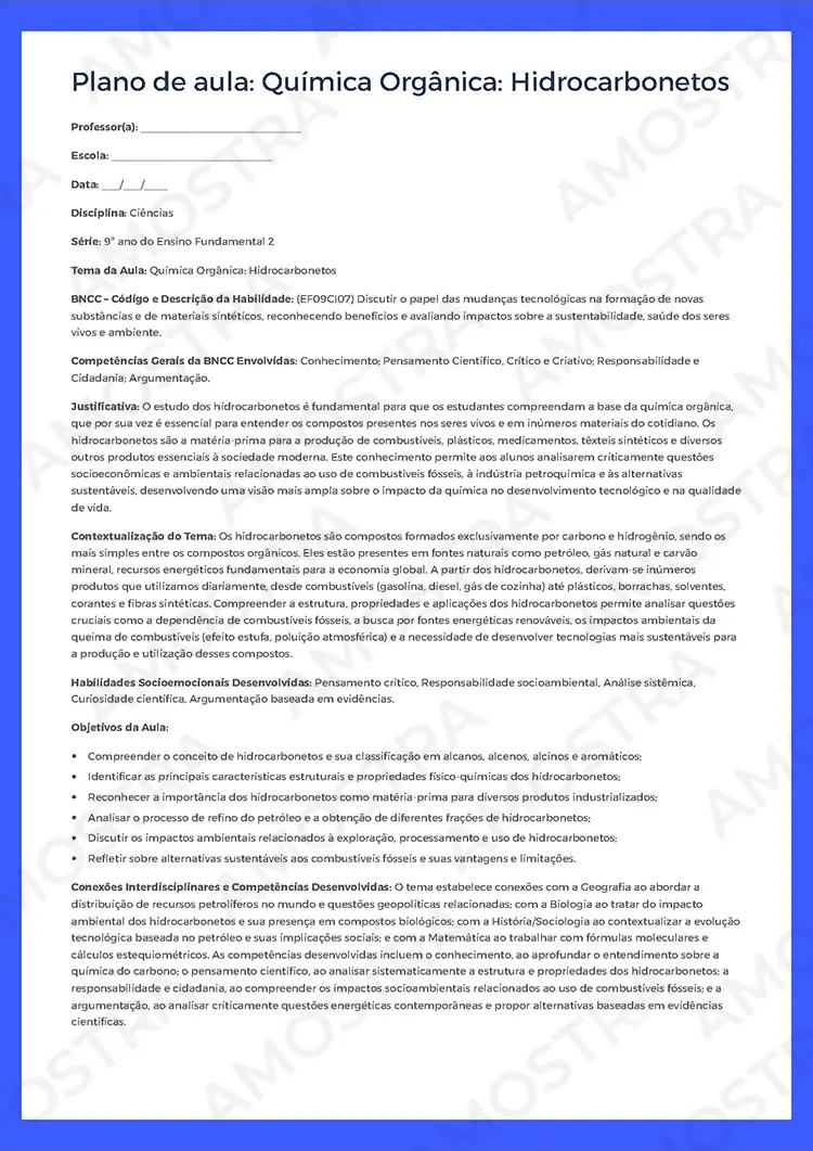 Planejamentos de Aula Ciências 6º ao 9º Ano - Imagem 3