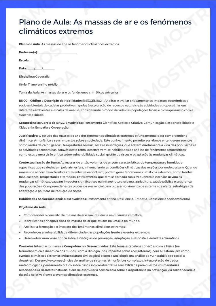 Planejamentos de Aula Geografia 1ª a 3ª Série - Imagem 3