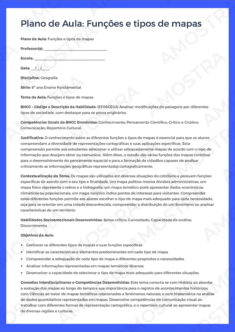 Planejamentos de Aula Geografia 6º ao 9º Ano - Imagem 4