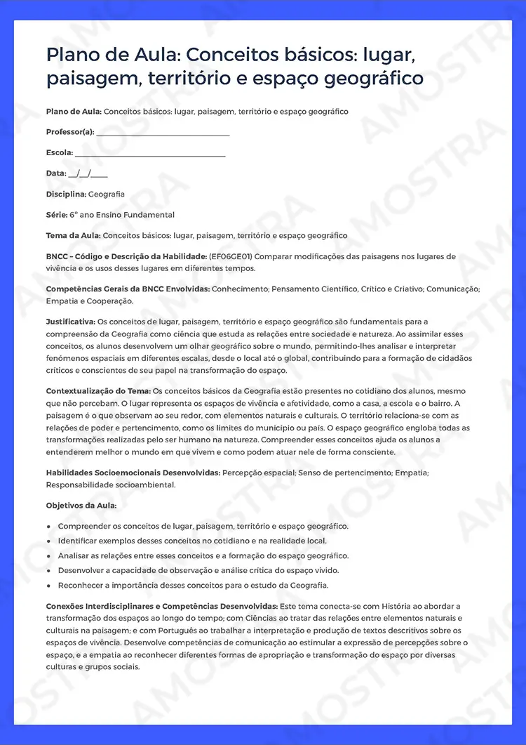 Planejamentos de Aula Geografia 6º ao 9º Ano - Imagem 6