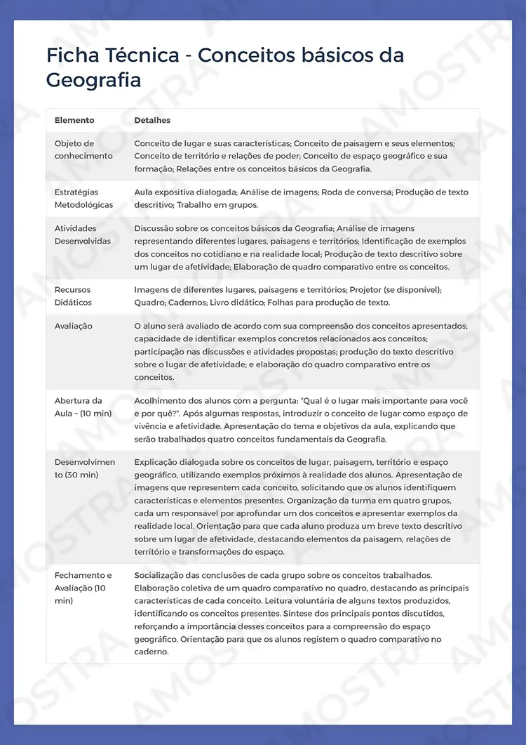 Planejamentos de Aula Geografia 6º ao 9º Ano - Imagem 7