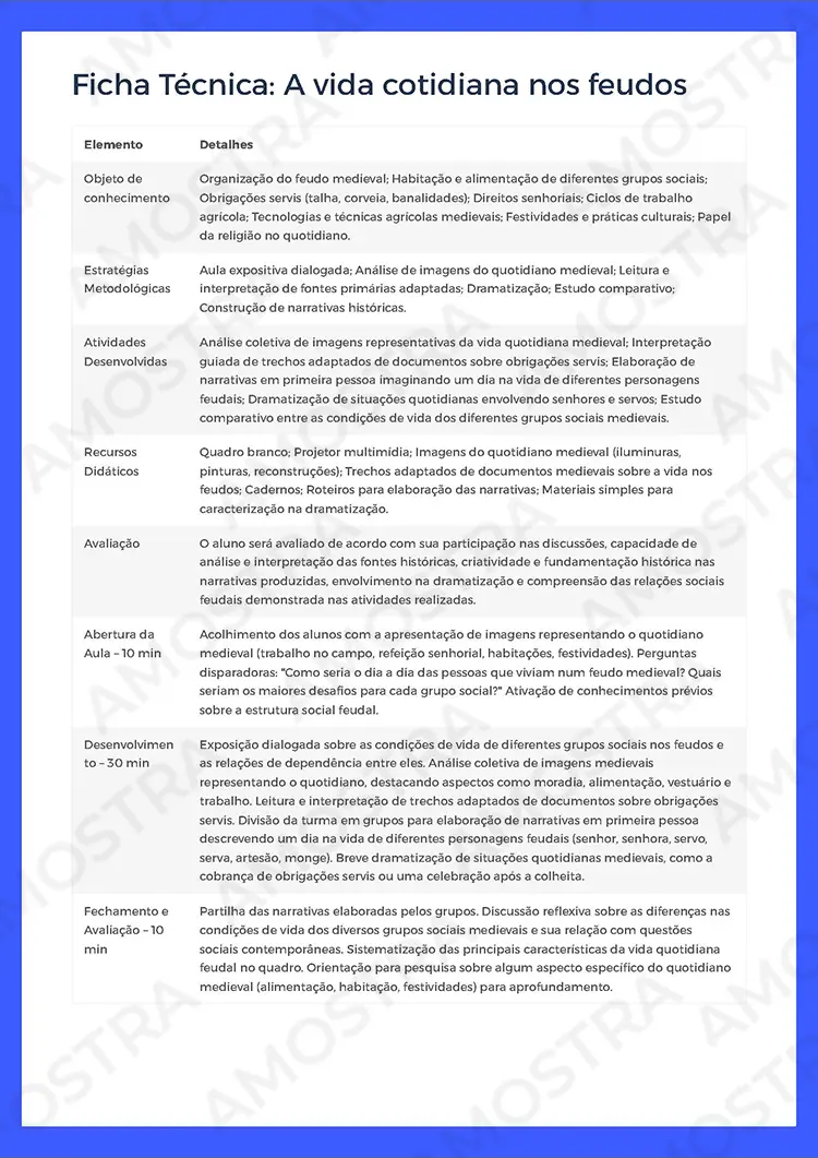 Planejamentos de Aula História 6º ao 9º Ano - Imagem 5