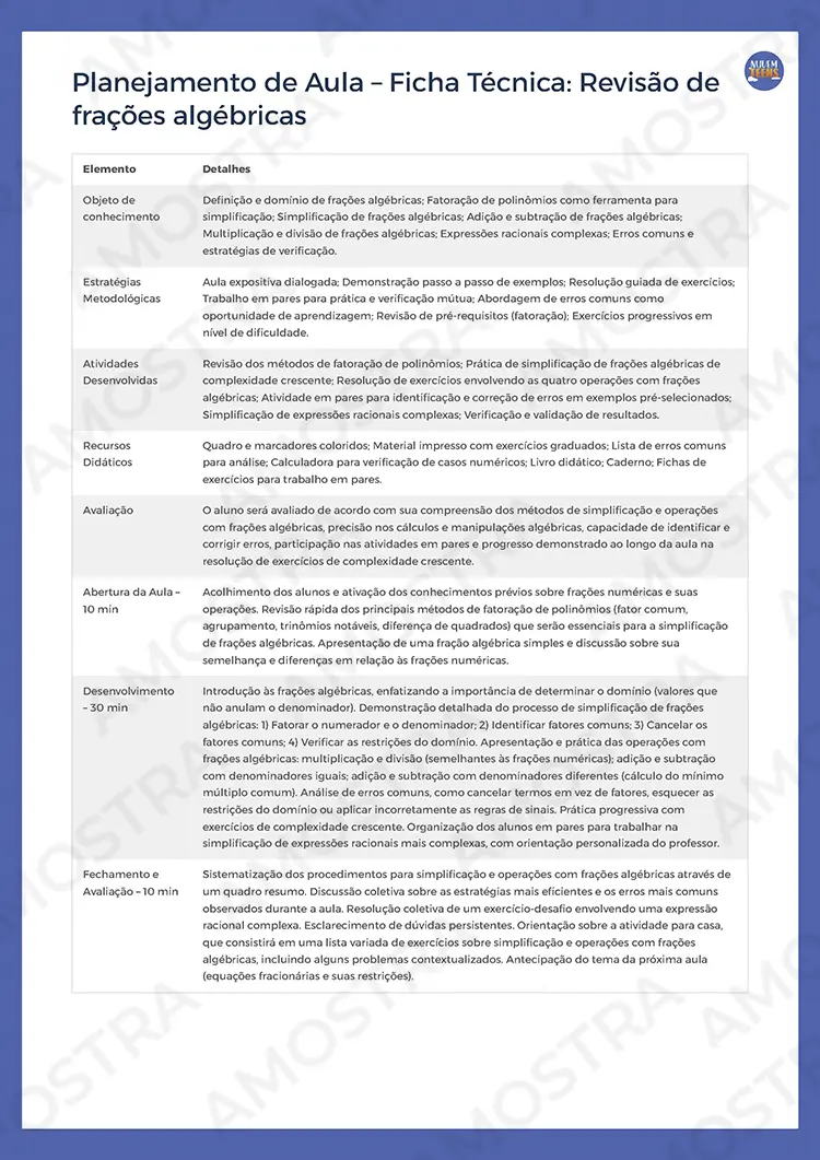 Planejamentos de Aula Matemática 1ª a 3ª Série - Imagem 3