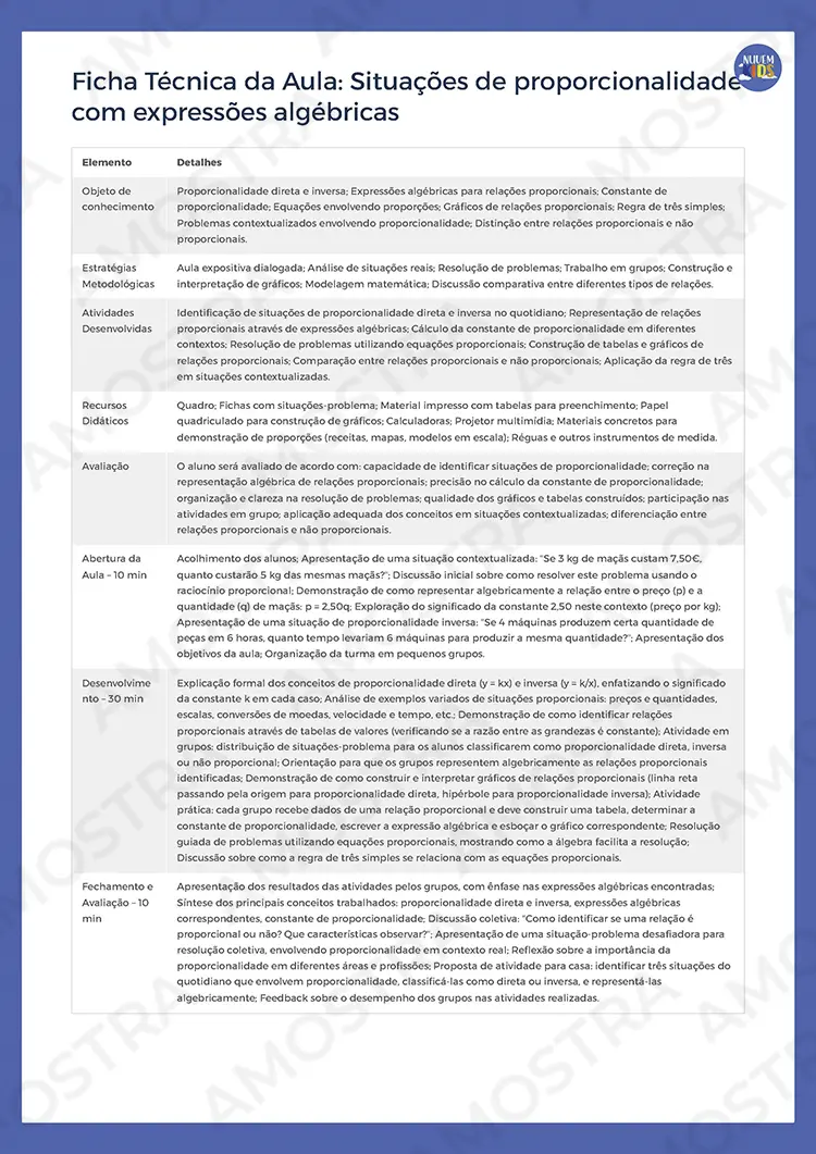 Planejamentos de Aula Matemática 6º ao 9º Ano - Imagem 4