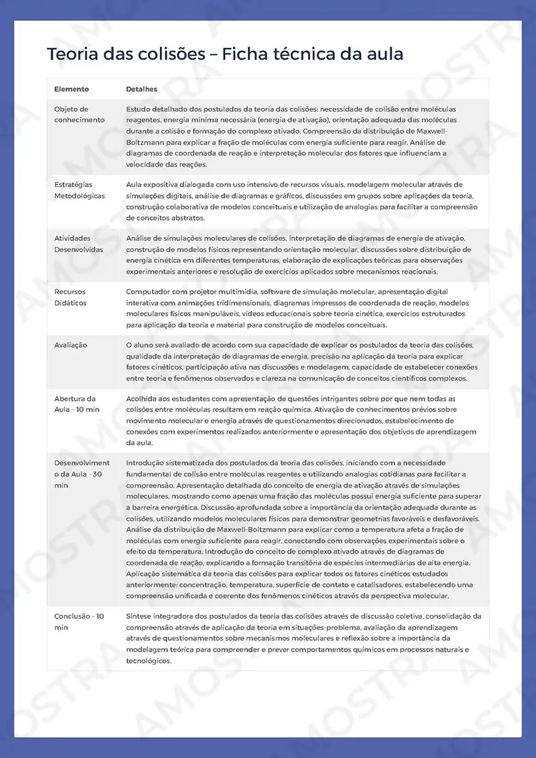 Planejamentos de Aula Química 1ª a 3ª Série - Imagem 5