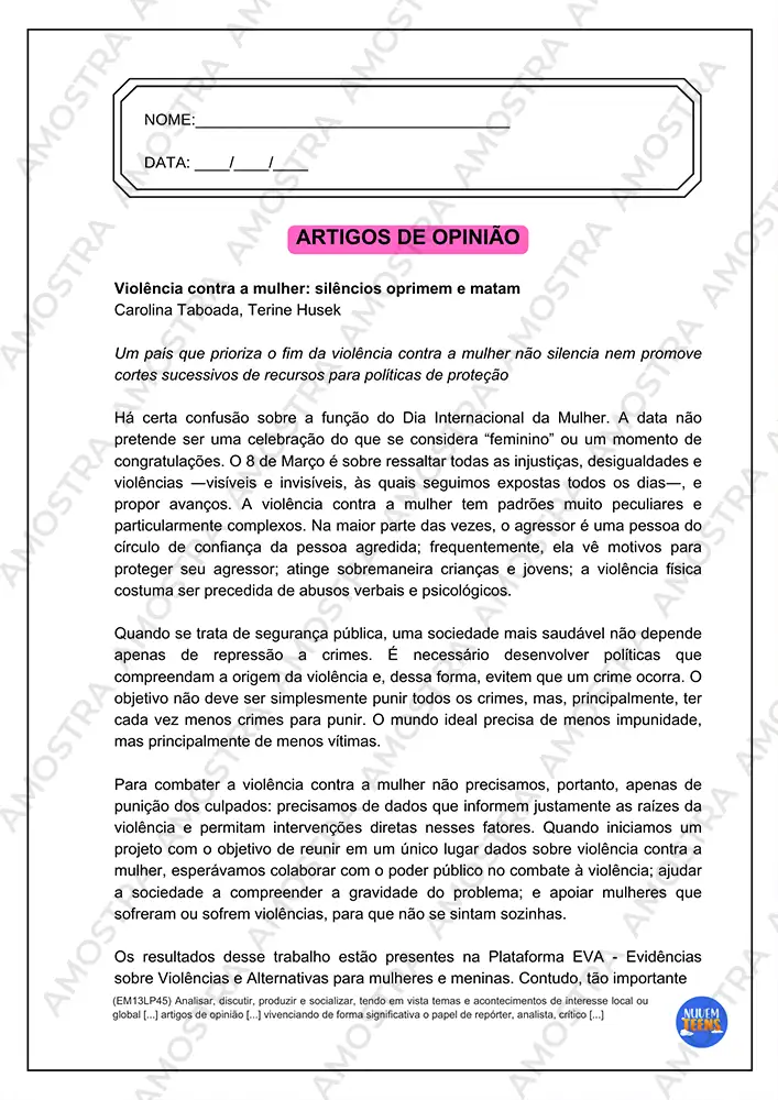 Atividades e Propostas de Redação para Ensino Médio - Imagem 6