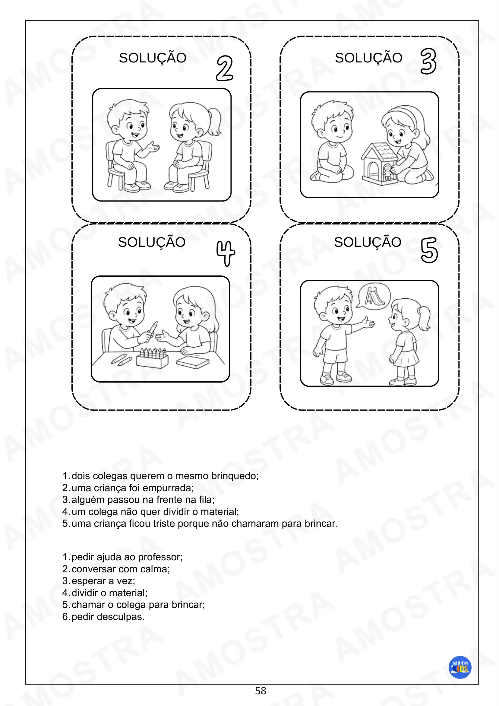 Sequência Didática Autocontrole Educação Infantil - Imagem 14